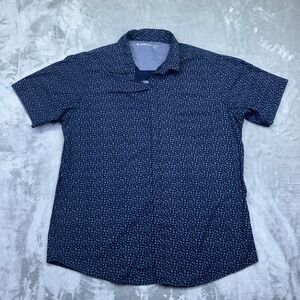 Airwalk X-Large‎ Button Up Shirt Floral Print Short Sleeve Menswear Boho Preppy